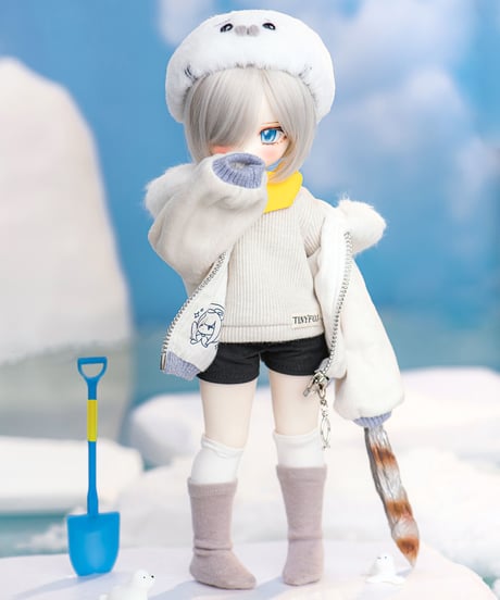 【人気商品再販】TinyFox 付き人のアザラシ ノーミ 1/6スケールMJDドールフルセット※新ボデイ採用※特典付き※送料無料※注文後一ヶ月以内発送予定※