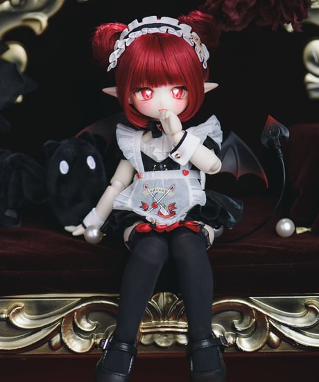 【人気商品再販】TinyFox さくらんぼ小悪魔 チェリー 1/6スケールMJDドール フルセット※アクセサリーなし※新ボディ採用※特典付き※送料無料※注文後一ヶ月以内発送予定※