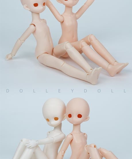 【カスタマイズ】DolleyDoll 1/6スケールドール素体 へちま体  ボデイ26cm   ※注文後2カ月後発送予定※