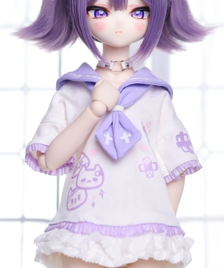 【正規代理】【受注生産】MINASKA03 *にゃんこ調査隊* BJDドール セーラー服単品 30cm 1/6ボデイ 40cm 1/4ボデイ対応 4カラー対応 お届け目安：60日