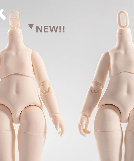 TinyFox 新1/6スケール ドール素体 ボディのみ ホワイト(白巧) 27.5cm