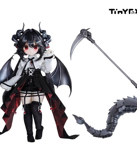 【新作予約・受注生産】TinyFox 狐狐神・闇神グラファ「Grapha」 1/6スケールMJDドール フルセット※HS-05※2026年5月以後発送