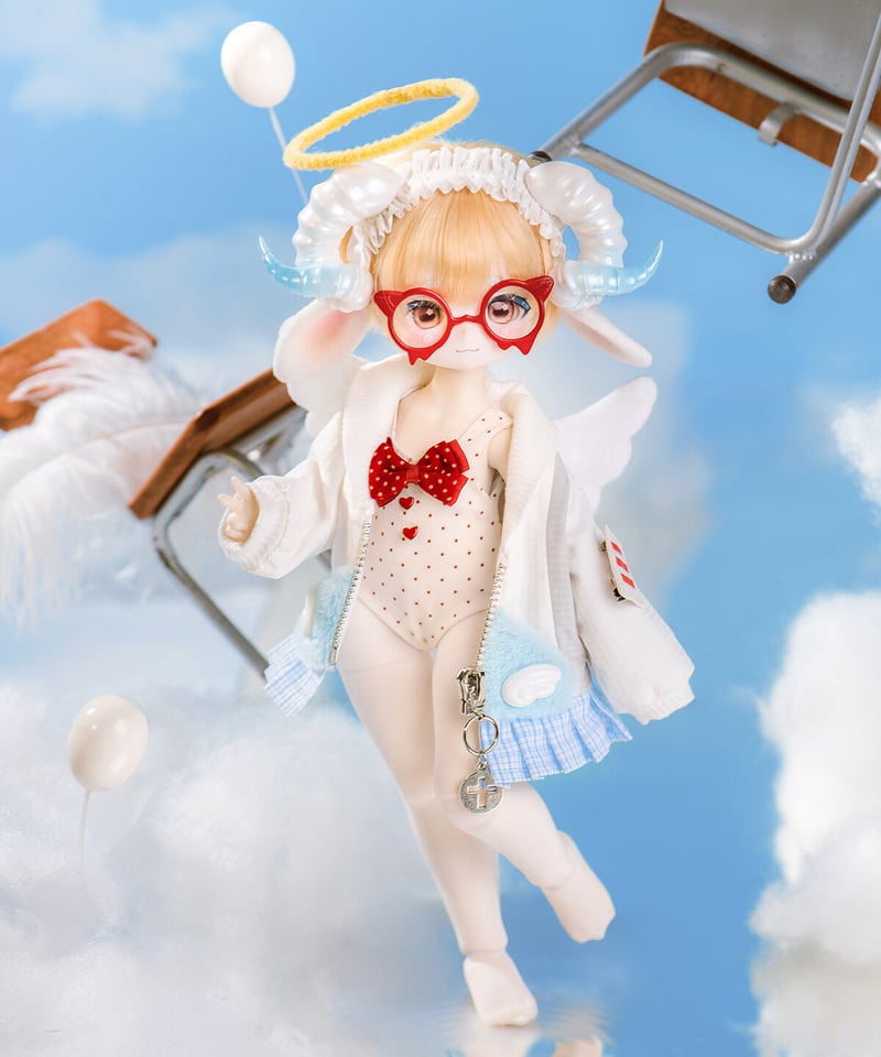 即納在庫】TinyFox 悪魔と天使の子羊 アスモティ 1/6スケールMJDドール