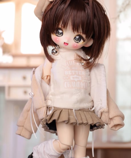 【正規代理】【受注生産】MINASKA017 豆乳派 ドール服セット カジュアル洋服 30cm1/6ボデイ 40cm1/4ボデイ対応 ブルー・カッキー お届け目安：60日*期間限定先行キャンペーン*
