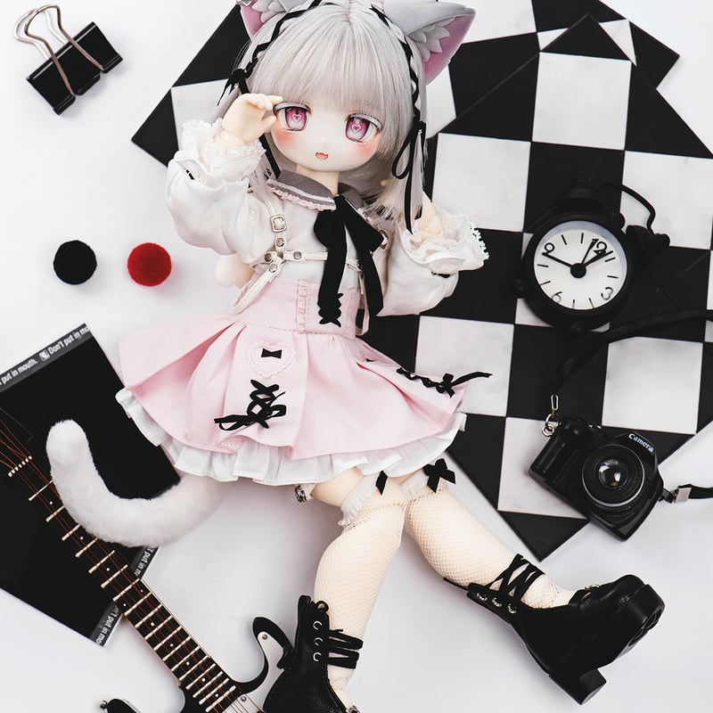 Tiny Fox 適当緑猫耳量産型女子白猫