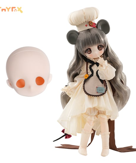 【新作予約・受注生産】TinyFox シェフ・ドゥ・スーヒー ムゥス【Mousse】1/6スケールMJDドール フルセット ※X-04ヘッド※限定特典付※送料無料※2025年10月以後発送予定※