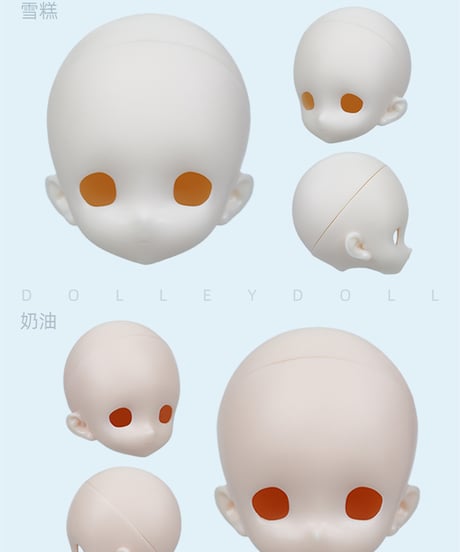 【カスタマイズ】DolleyDoll 1/6スケールドール ヘッド 01/02 ※注文後2カ月後発送予定※