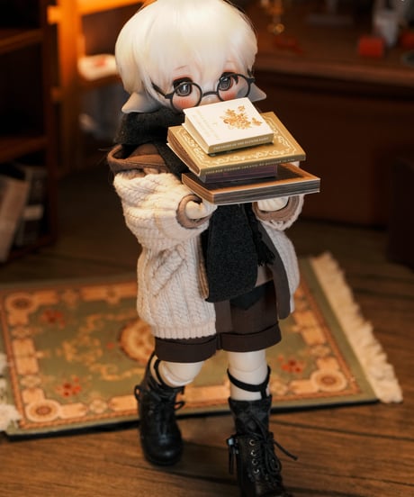 【新作予約・受注生産】TinyFox　図書館司書｛メル｝1/6スケールMJDドール フルセット※HS-04ヘッド羊耳付き※限定特典付※送料無料※2026年7月以後発送予定※
