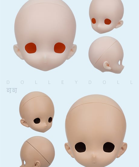 【カスタマイズ】DolleyDoll 1/6スケールドール ヘッド 01/02 ※注文後2カ月後発送予定※