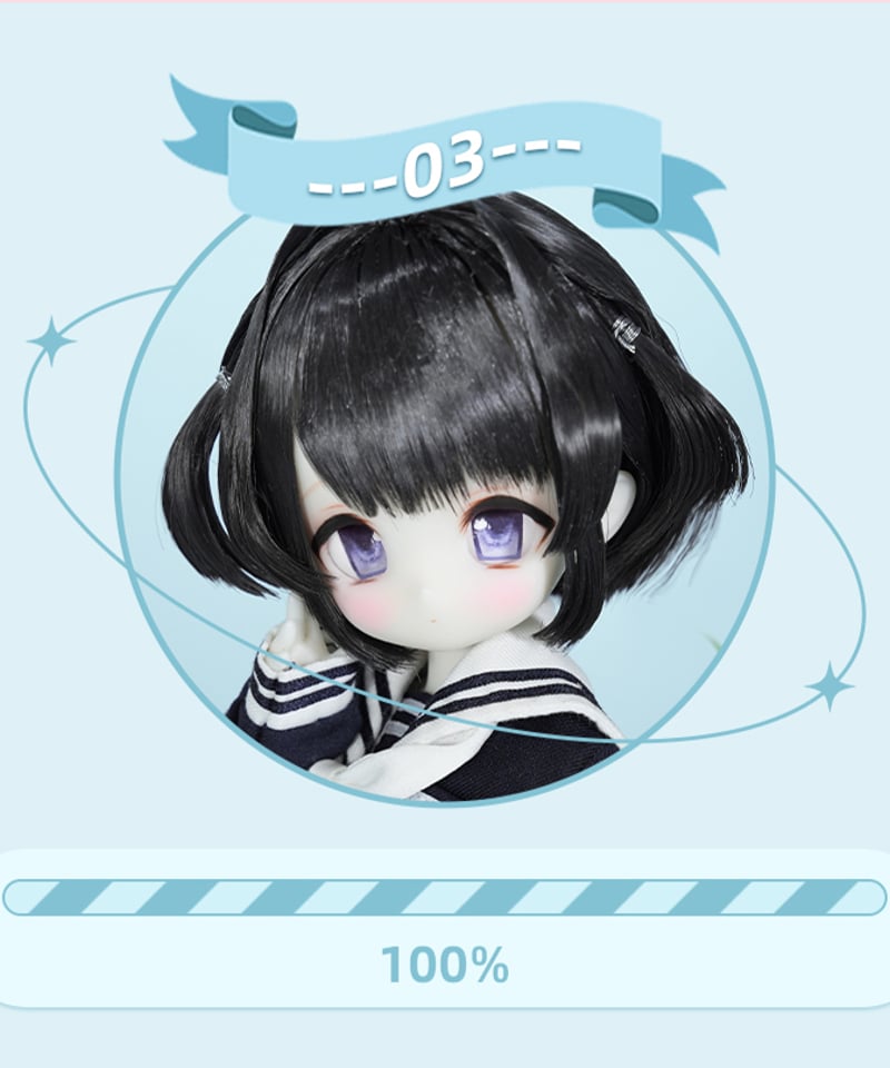 早割】【新作予約】DolleyDoll 1/6スケールドール ヘッド03/04/05寝顔 ※