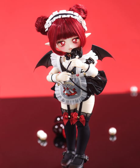 【人気商品再販】TinyFox さくらんぼ小悪魔 チェリー 1/6スケールMJDドール フルセット※アクセサリーなし※新ボディ採用※特典付き※送料無料※注文後一ヶ月以内発送予定※