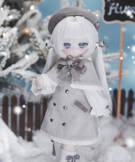 【新作予約・受注生産】TinyFox【Snowdoll・Flurry】雪の子 フラーリィ  1/6スケールMJDドール フルセット ※新ボディ採用※限定特典付※送料無料※2025年9月以後発送予定※