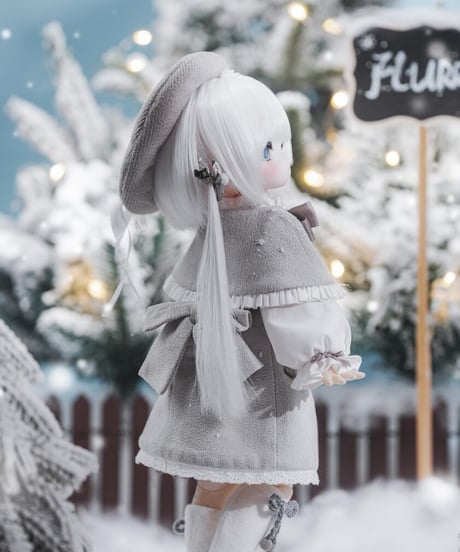 【新作予約・受注生産】TinyFox【Snowdoll・Flurry】雪の子 フラーリィ  1/6スケールMJDドール フルセット ※新ボディ採用※限定特典付※送料無料※2025年9月以後発送予定※