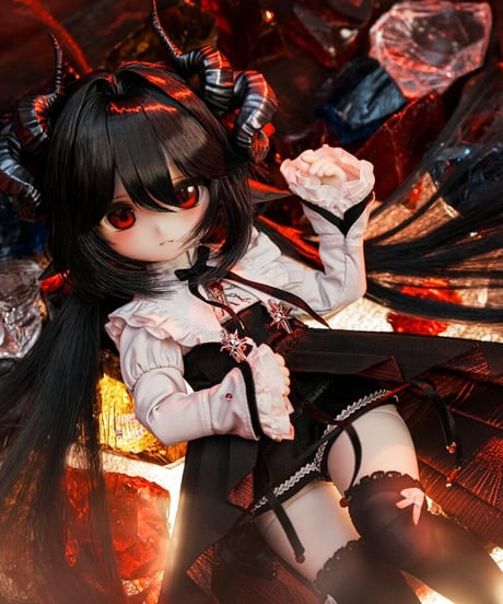 【新作予約・受注生産】TinyFox 狐狐神・闇神グラファ「Grapha」 1/6スケールMJDドール フルセット※HS-05※2026年5月以後発送