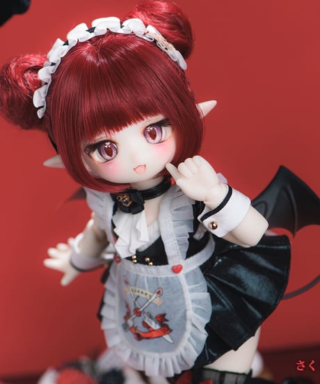 【人気商品再販】TinyFox さくらんぼ小悪魔 チェリー 1/6スケールMJDドール フルセット※アクセサリーなし※新ボディ採用※特典付き※送料無料※注文後一ヶ月以内発送予定※