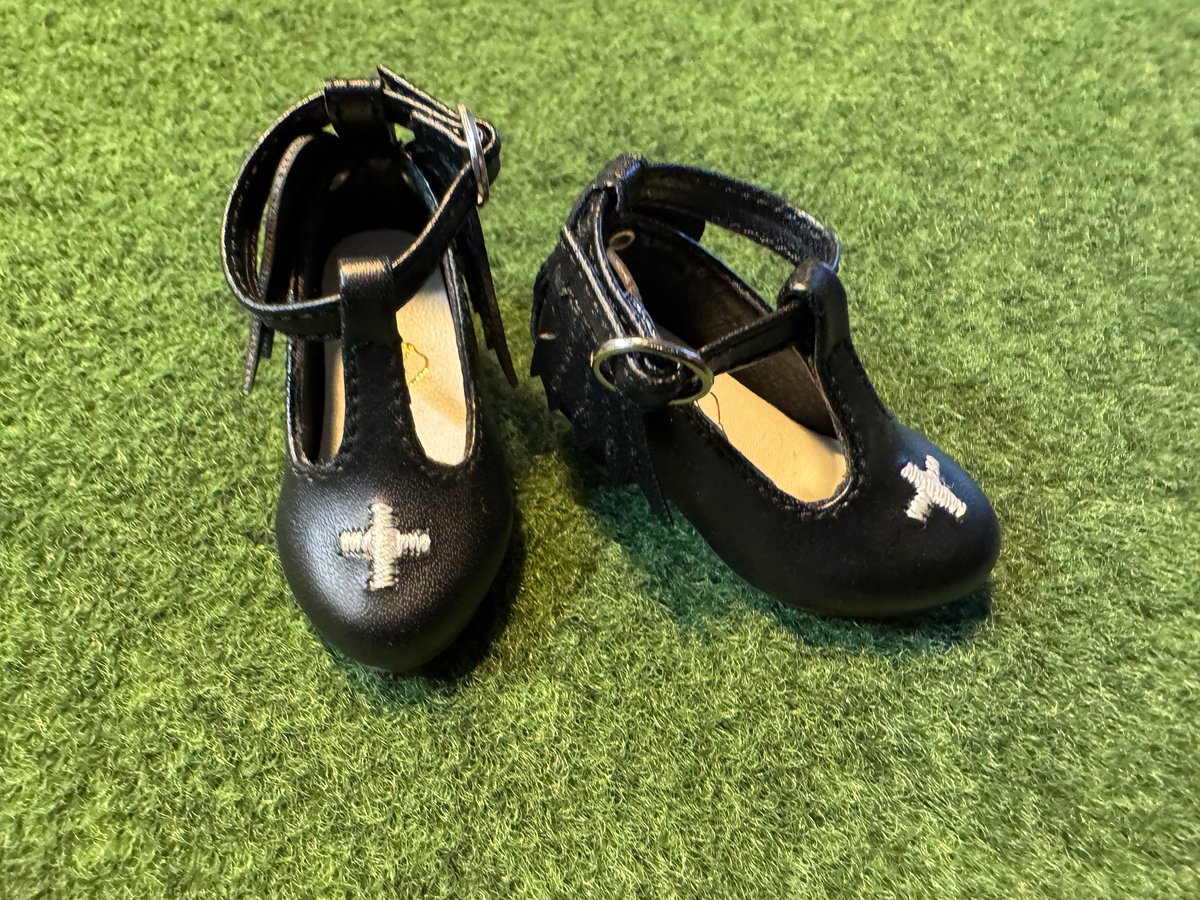 【新品】ドール用シューズ6足 1/6スケールドール用シューズ 革靴 white/black： ◇お届け目安：1週間