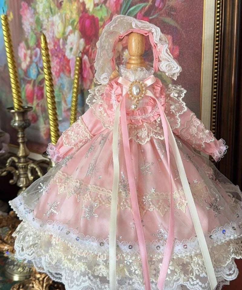 カスタムアイシードール ❀ドレス花かんむりセット lillys-doll-shop_neo-fit-bl1