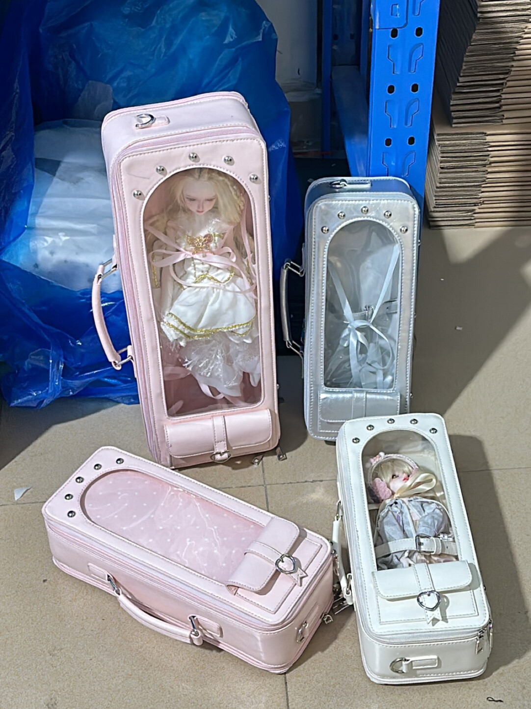 予約】ドール用キャリーバッグ 1/4・1/6対応 4WAY（ショルダー/斜め
