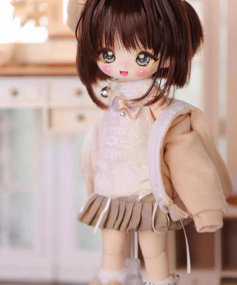 売約済み★ドール服☆ハンドメイド　カボパン セット服 正規代理】【受注生産】MINASKA017 豆乳派 ドール服セット