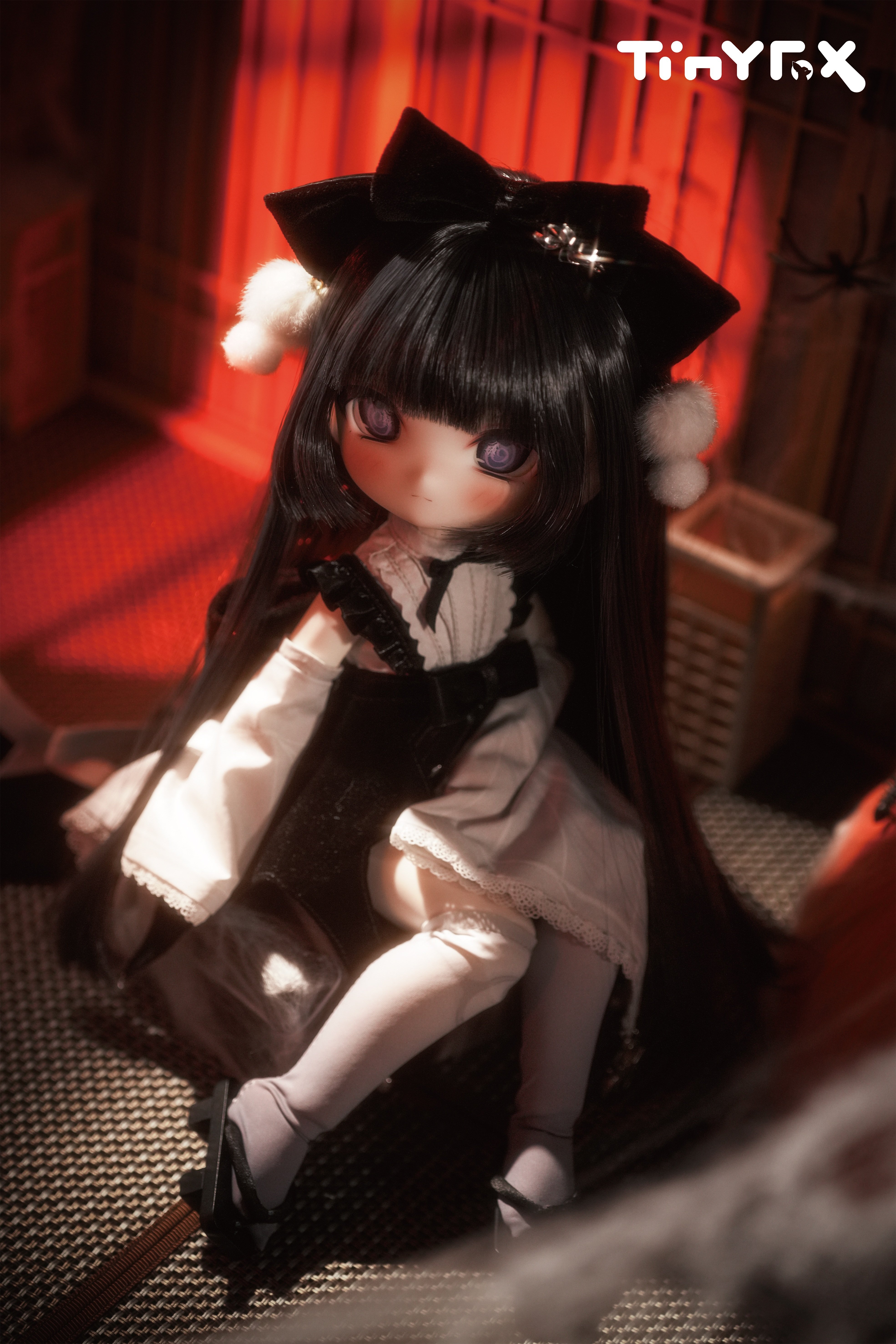 あおは様handmade♡♡アシュテッドぷっくりファーツイン① 即納】TinyFox【ARACHNE】蜘蛛人形 アラクネ 1/6スケールMJDドール