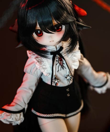 【新作予約・受注生産】TinyFox 狐狐神・闇神グラファ「Grapha」 1/6スケールMJDドール フルセット※HS-05※2026年5月以後発送