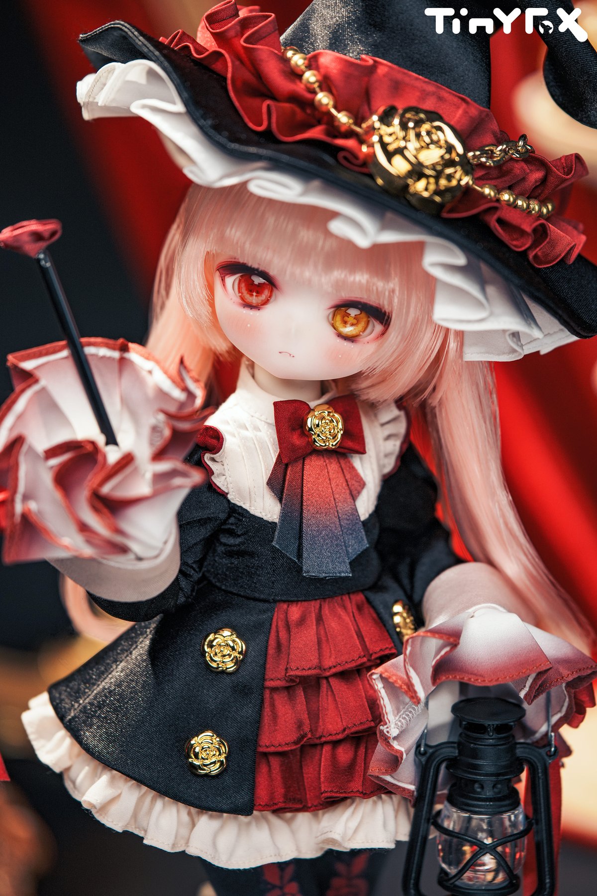 限定10体】【ハロウィンスペシャル】TinyFox「鴉羽紅薔」フローラ
