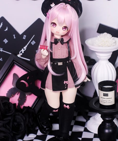 【正規代理】【受注生産】MINASKA18 *ミナエンジェル* BJDドール アウトフィットセット 30cm 1/6ボデイ 40cm 1/4ボデイ対応 ピンク お届け目安：60日