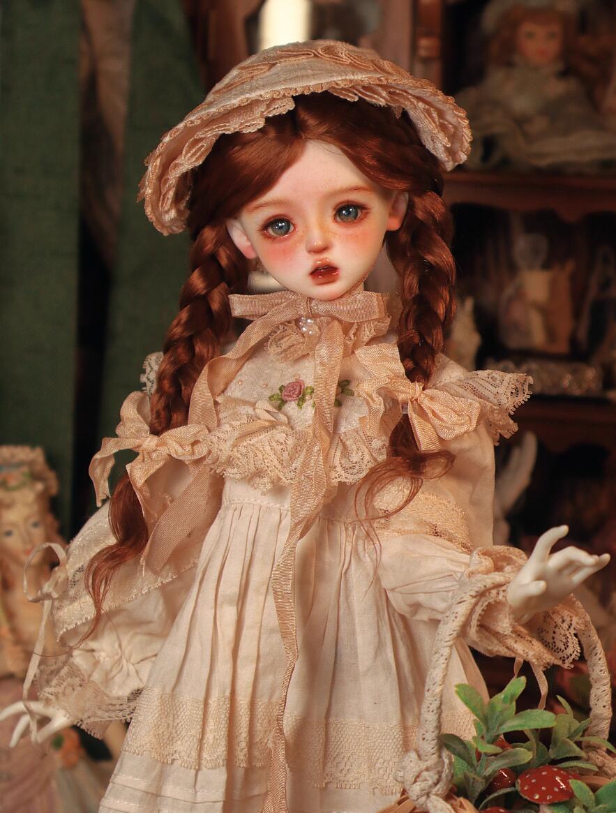 即納】 30cm 1/6サイズボデイ（TinyFox・yosd等) ハンドメイド刺繡