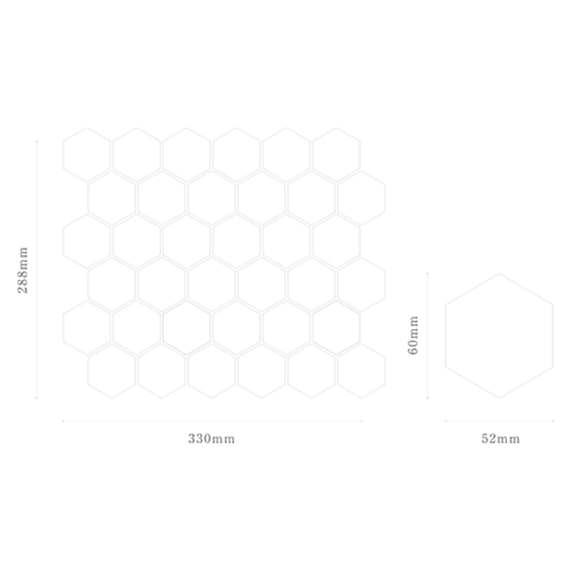 限定在庫】ヘキサゴン(マットブラック)/HEX-03 | S-Sense by RIPPU