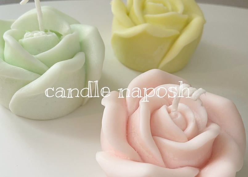 バラのアロマキャンドル | candle naposh STORE