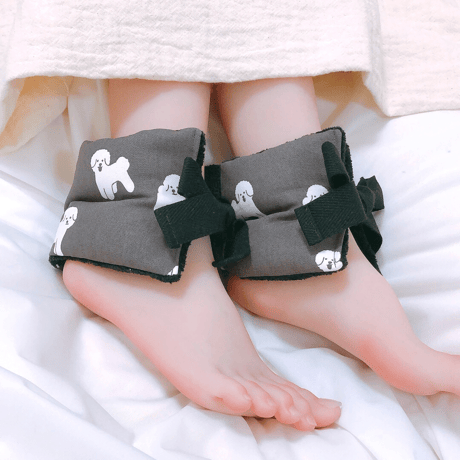 玄米カイロ 足首用 ⚫︎わんちゃん柄⚫︎
