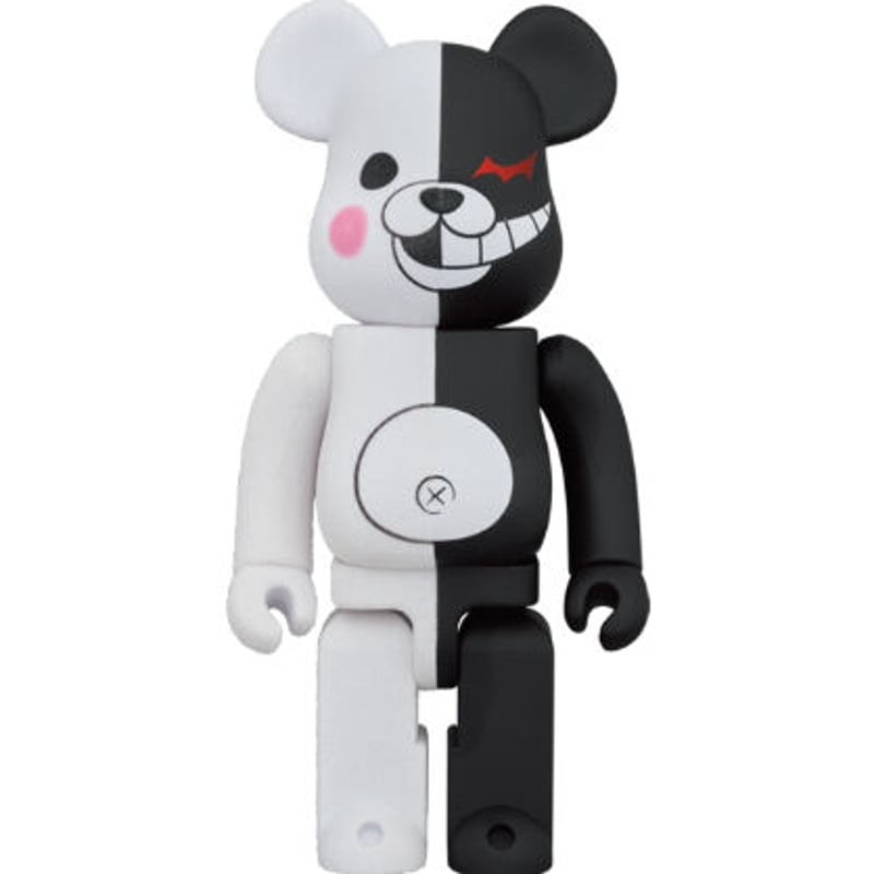 BE@RBRICK モノクマ ラバーコート&フロッキー 100% & 400%