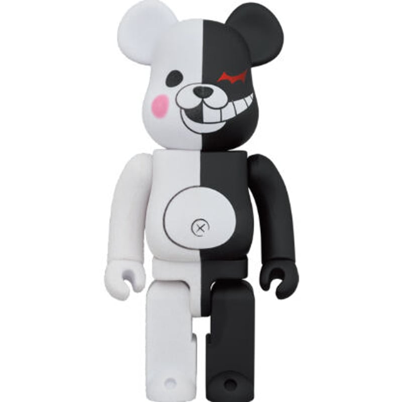 BE@RBRICK モノクマ ラバーコート＆フロッキー 400％ & 100%