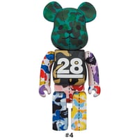 BE@RBRICK モノクマ ラバーコート＆フロッキー 400％ & 100%