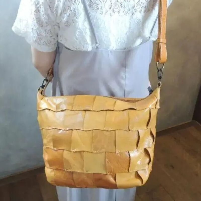 17800円 牛革 パッチワーク ハンド ショルダーバッグ☆2WAY | MITT 17800円 牛革 パッチワーク ハンド ショルダーバッグ☆2WAY | MITT