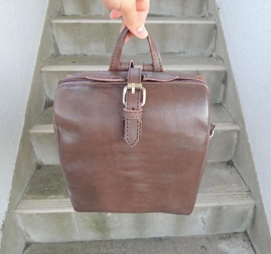 15800円☆ スクエア リュック 牛革 小振り パカっと開く | MITT 