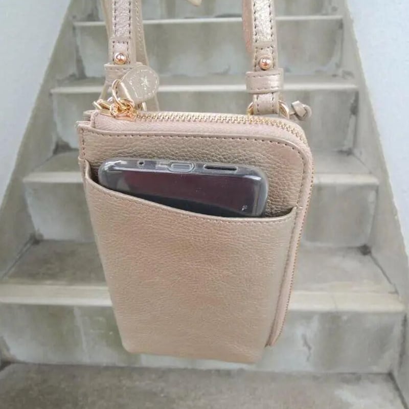 14800円☆スマホが入る 牛革 ウォレットショルダー 財布 | MITT