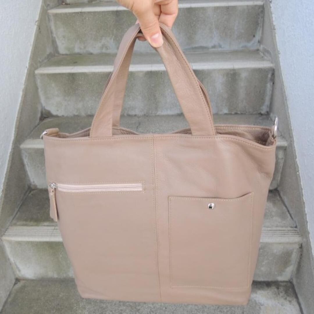 22000円☆ 牛革 ハンド ショルダー バッグ ☆2WAY A4 楽々 | MITT