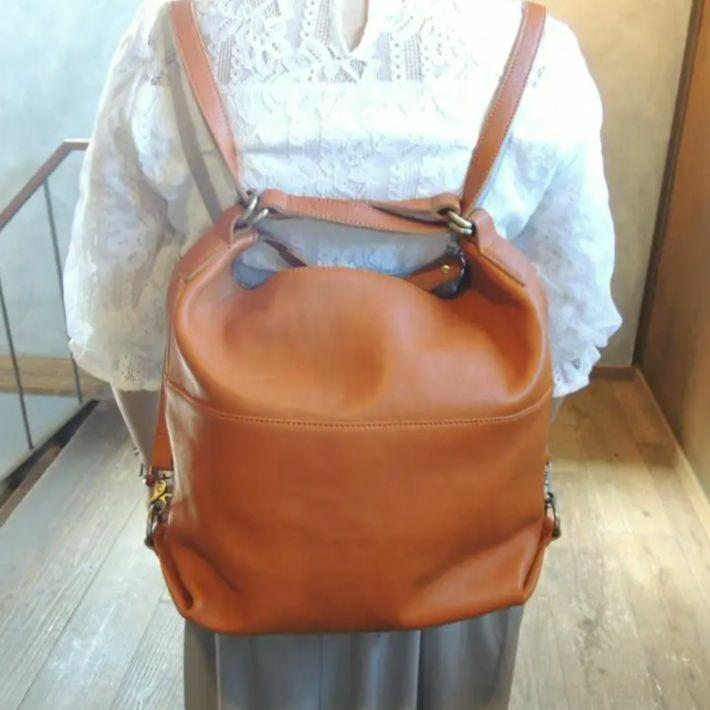 22000円☆2WAY リュック ショルダー バッグ☆縦横 A4 牛革 | MITT 