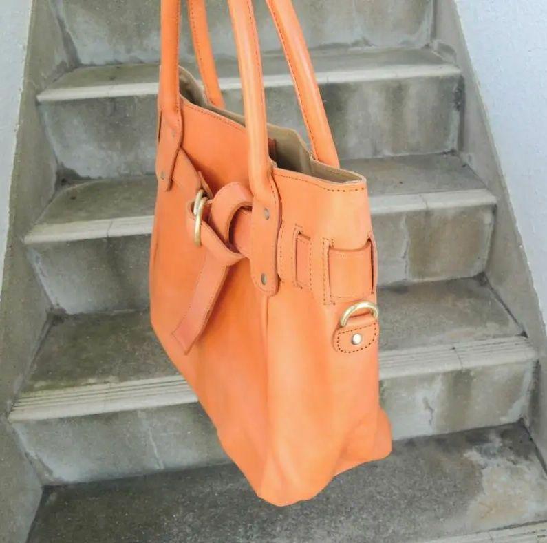 大き目！19800円☆牛革 リボントート ショルダーバッグ☆A4ラクラク  