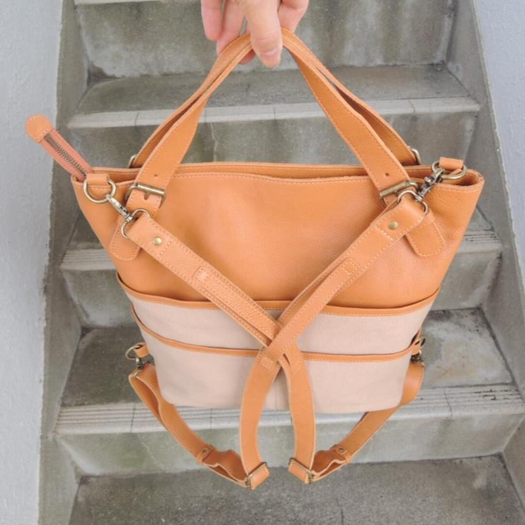 24000円☆ 3WAY リュック ショルダー ハンド バッグ☆A4 牛革 | MITT 