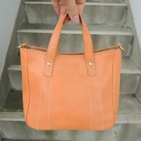 小振り☆14800円 2WAYショルダー ハンド バッグ☆牛革