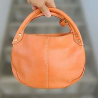 15800円 小振り 牛革☆ハンド ショルダー バッグ