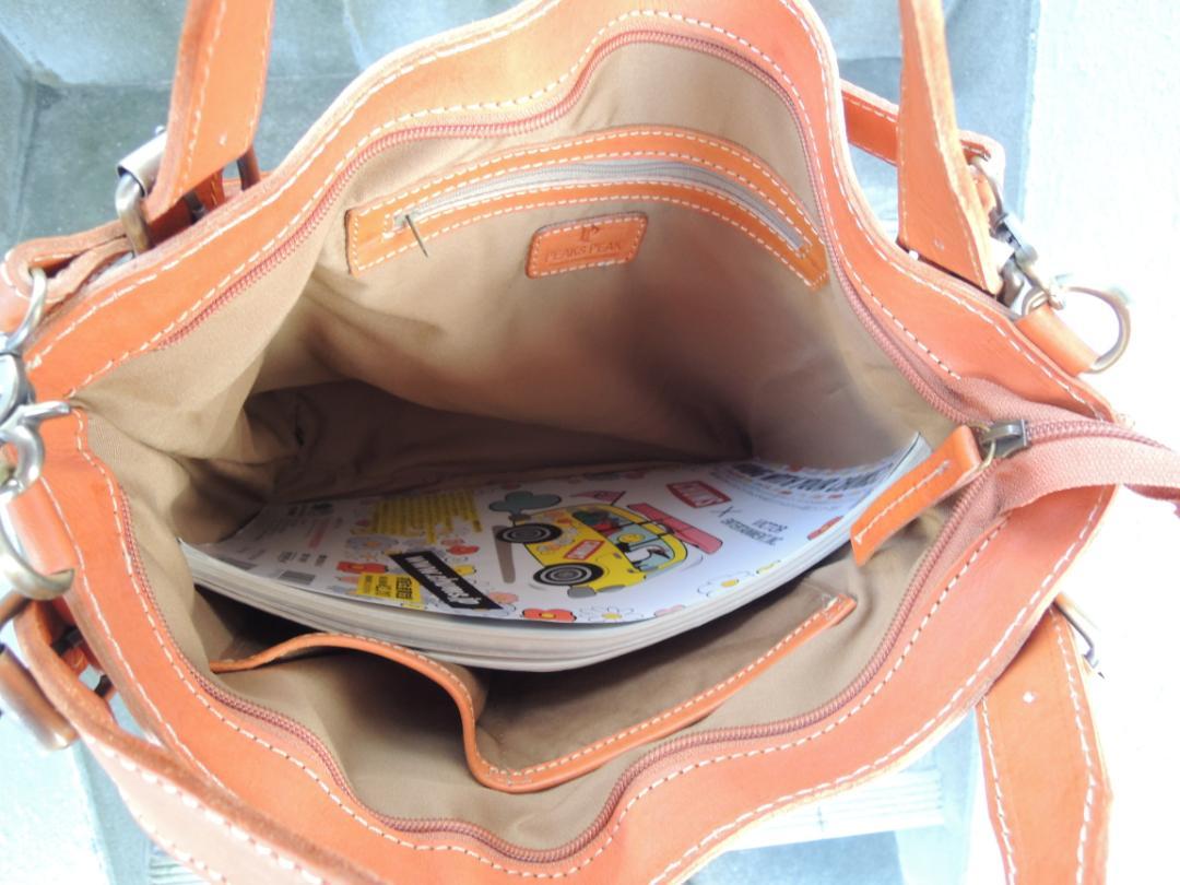 22000円 新品☆3ＷＡY リュック ショルダー ハンド バッグ☆Ａ４ 牛革 22000円 3WAY リュック ショルダー ハンド バッグ☆A4 牛革