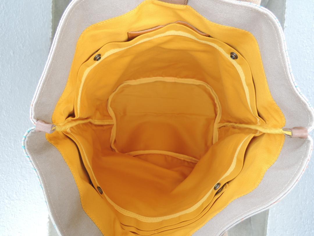 175000円 ハンドバッグ 3層☆帆布 刺繍 A4 牛革☆ | MITT 