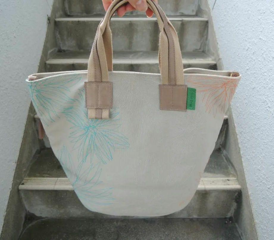 175000円 ハンドバッグ 3層☆帆布 刺繍 A4 牛革☆ | MITT 