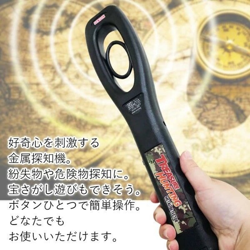 トレジャーハンティング 金属探知機 お宝さがし 冒険 レジャー 親子で