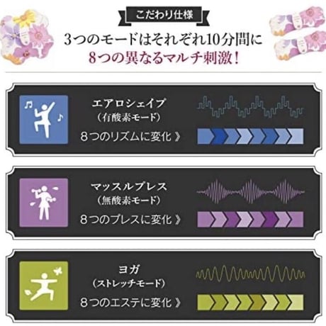 【新品未使用】ウイスタジオ UI STUDIO フローラピンクEMS機器