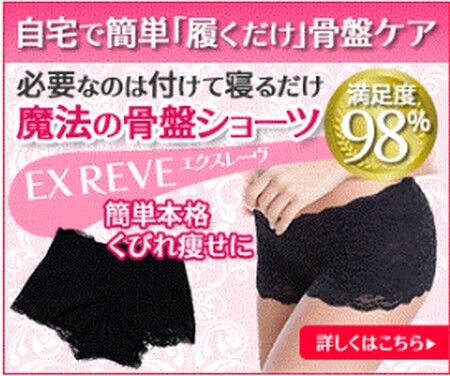pom  エクスレーブ 骨盤矯正ショーツ EX REVE（エクスレーヴ） 骨盤ショーツ (Mサイズ) | Areanetwork