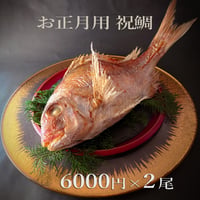 瀬戸内海産養殖鯛　　　4名様用　２尾